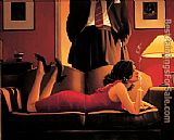 Jack Vettriano The Parlour of Temptation painting